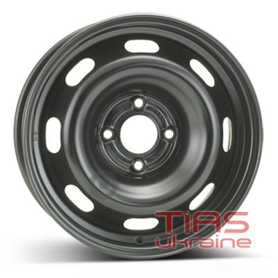 ALST (KFZ) 8055 Peugeot 6x15 4x108 ET23 DIA65.1 Black