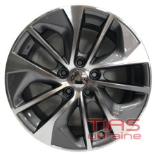 Replica TOYOTA CT2352 7x17 5x114.3 ET39 DIA67.1 MG