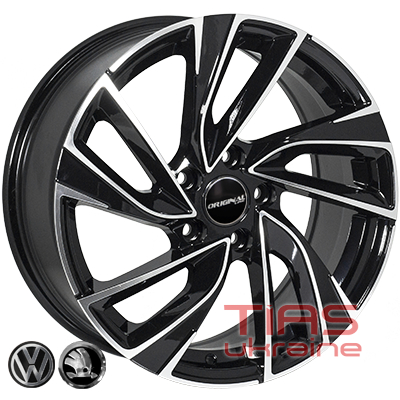 Zorat Wheels BK5772 7.5x17 5x112 ET45 DIA57.1 BP Zorat Wheels BK5772 7.5x17 5x112 ET45 DIA57.1 BP
