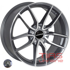 JH A045 8x18 5x112 ET43 DIA66.6 GMF