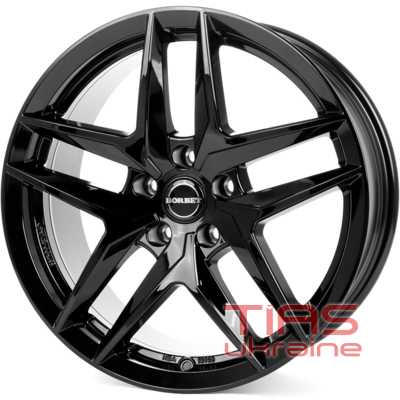 Borbet Z 7.5x17 5x112 ET36 DIA66.5 Black