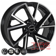 Zorat Wheels BK5804 7x17 5x114.3 ET45 DIA67.1 BP