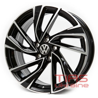 Replica Volkswagen R611 8x18 5x112 ET45 DIA0 BMF
