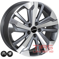 Zorat Wheels BK5837 7x17 5x108 ET23 DIA65.1 GP