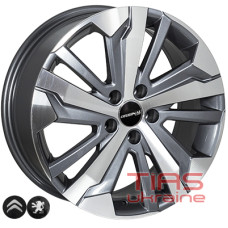 Zorat Wheels BK5837 7x17 5x108 ET23 DIA65.1 GP