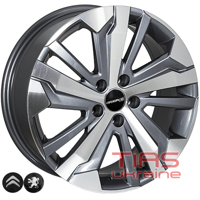 Zorat Wheels BK5837 7x17 5x108 ET23 DIA65.1 GP