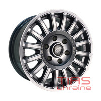 Off Road Wheels OW1908-3 8x17 6x139.7 ET0 DIA78.1 Gloss Gray
