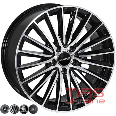 Zorat Wheels BK5909 7.5x18 5x112 ET40 DIA66.6 BP Zorat Wheels BK5909 7.5x18 5x112 ET40 DIA66.6 BP