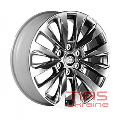 Replica TY756 8x20 6x139.7 ET60 DIA95.1 Chrome-Sil