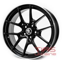 Replica Skoda KW11 7x16 5x112 ET35 DIA66.6 MBL