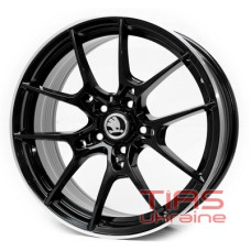 Replica Skoda KW11 7x16 5x112 ET35 DIA66.6 MBL