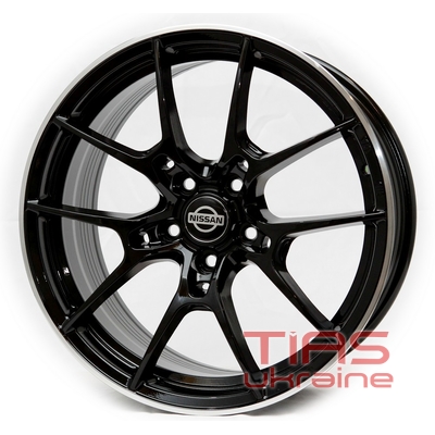 Replica Nissan KW11 8.5x19 5x114.3 ET35 DIA73.1 MBL Replica Nissan KW11 8.5x19 5x114.3 ET35 DIA73.1 MBL