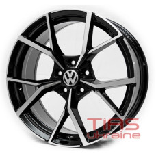 Replica Volkswagen R6113 8x18 5x112 ET35 DIA66.6 BMF