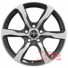 Replica TOYOTA CT-2383 7x17 5x114.3 ET42 DIA60.1 MG