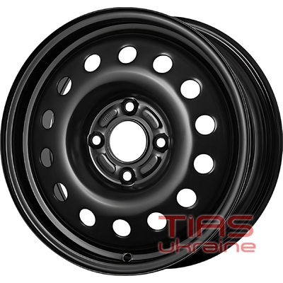Magnetto Wheels R1-1922 6x15 4x108 ET37.5 DIA63.4 Black