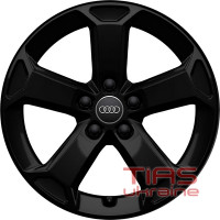 Audi OEM 81A071497AAX1 7x17 5x112 ET45 DIA57.1 Black