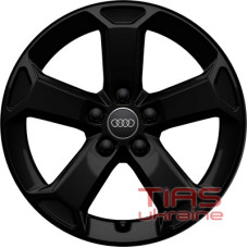 Audi OEM 81A071497AAX1 7x17 5x112 ET45 DIA57.1 Black