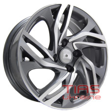 Replica Peugeot (PT110) 7x16 4x108 ET25 DIA65.1 GMF