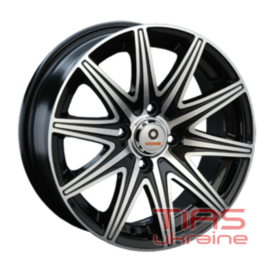 Vianor VR16 5.5x13 4x100 ET35 DIA56.6 BKF