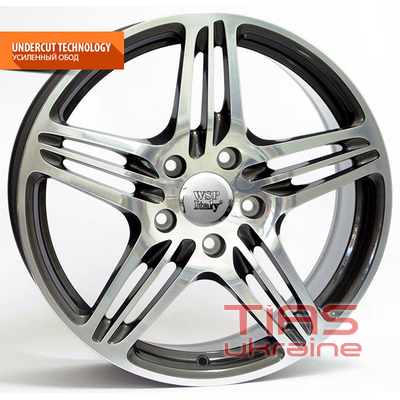 WSP Italy Porsche (W1050) Philadelphia 12x20 5x130 ET45 DIA71.6 AP