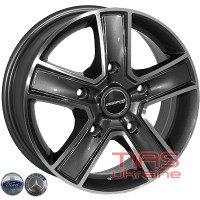 Zorat Wheels BK473 6.5x16 5x118 ET45 DIA71.1 GP