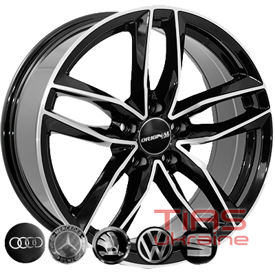 Zorat Wheels BK690 7.5x17 5x112 ET38 DIA66.6 Black