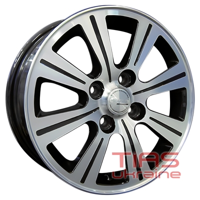 Skad Альтаир 5.5x14 4x108 ET43 DIA67.1 Блэк плат