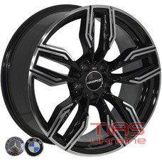 Zorat Wheels BK5181 9.5x19 5x112 ET39 DIA66.6 BP