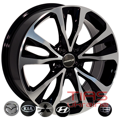 Zorat Wheels BK5212 6.5x16 5x114.3 ET45 DIA67.1 BP