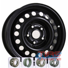 Kapitan Сталь 6x15 4x108 ET18 DIA65.1 Black