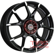 Replica Nissan (NS536) 6.5x16 5x114.3 ET40 DIA66.1 BKF