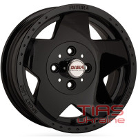 Disla Futura 5.5x13 4x98 ET5 DIA58.6 Black