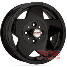 Disla Futura 5.5x13 4x98 ET5 DIA58.6 Black