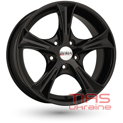 Disla Luxury 6.5x15 4x108 ET40 DIA67.1 Black