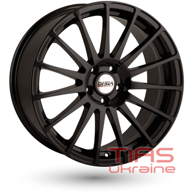 Disla Turismo 7.5x17 5x120 ET20 DIA74.1 Black
