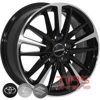Zorat Wheels BK5342 6.5x16 5x114.3 ET45 DIA60.1 BP