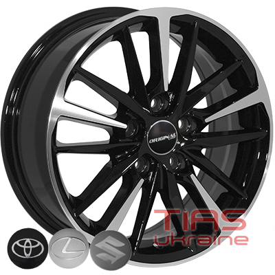 Zorat Wheels BK5342 6.5x16 5x114.3 ET45 DIA60.1 BP