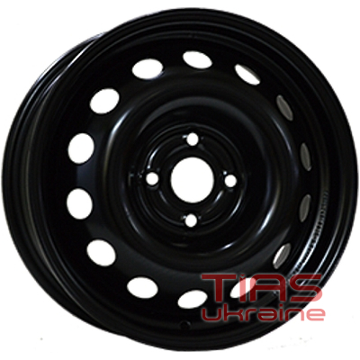 Steel Trebl 7730T 5.5x15 4x114.3 ET40 DIA66.1 Black