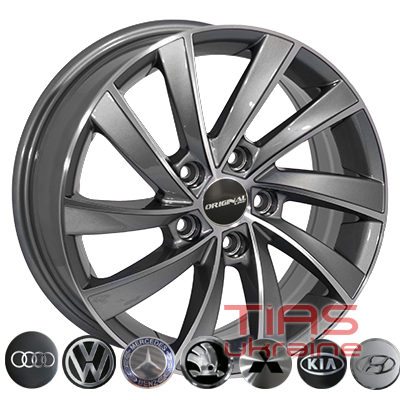 Zorat Wheels BK5290 6.5x16 5x112 ET46 DIA57.1 GP Zorat Wheels BK5290 6.5x16 5x112 ET46 DIA57.1 GP