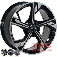 Zorat Wheels BK5419 7.5x17 5x112 ET35 DIA66.6 BP Zorat Wheels BK5419 7.5x17 5x112 ET35 DIA66.6 BP