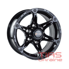 JH 5821 7x15 6x139.7 ET0 DIA106.1 Black