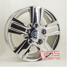 Replica Toyota TY563 8x18 5x150 ET60 DIA110.1 Chrom